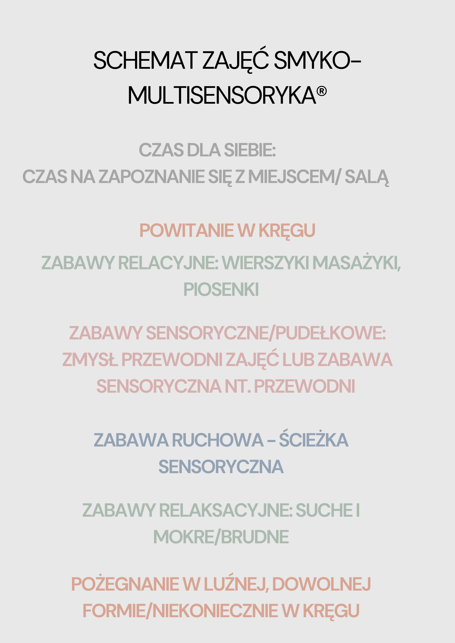 Informujemy, że od września zajęcia będą odbywały się w dwóch grupach wiekowych: - środa, godz. 10:00-11:00 - dzieci w wieku 6 mies. - 18 mies. - czwartek, godz. 10:15-11:15 - dzieci w wieku 18 mies. - 3 latka.